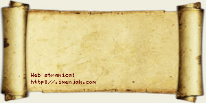 Nina Jakovljević vizit kartica